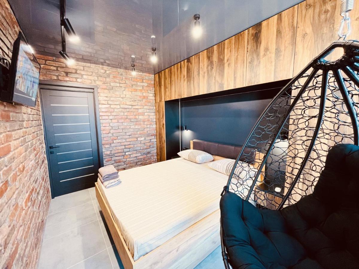 Loft В River Park З Джакузі Dnipro Luaran gambar